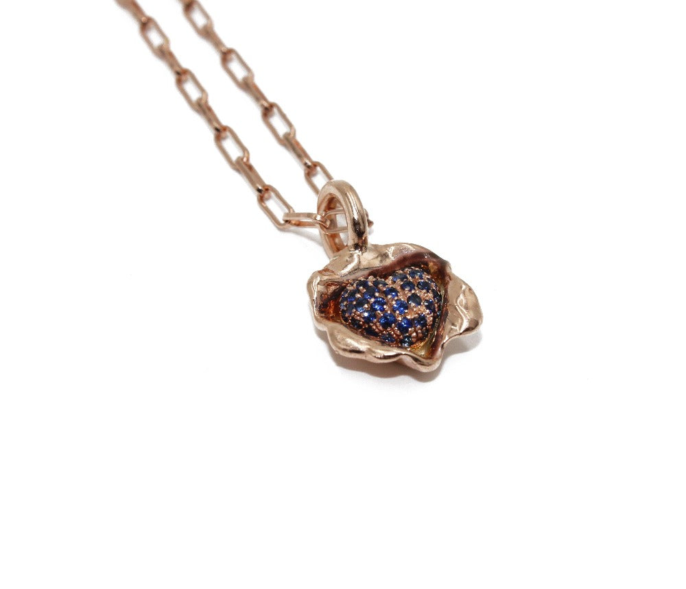 
                  
                    Self Love Pave Blue Sapphire Cluster Pendant Necklace - www.joa-diary.com
                  
                