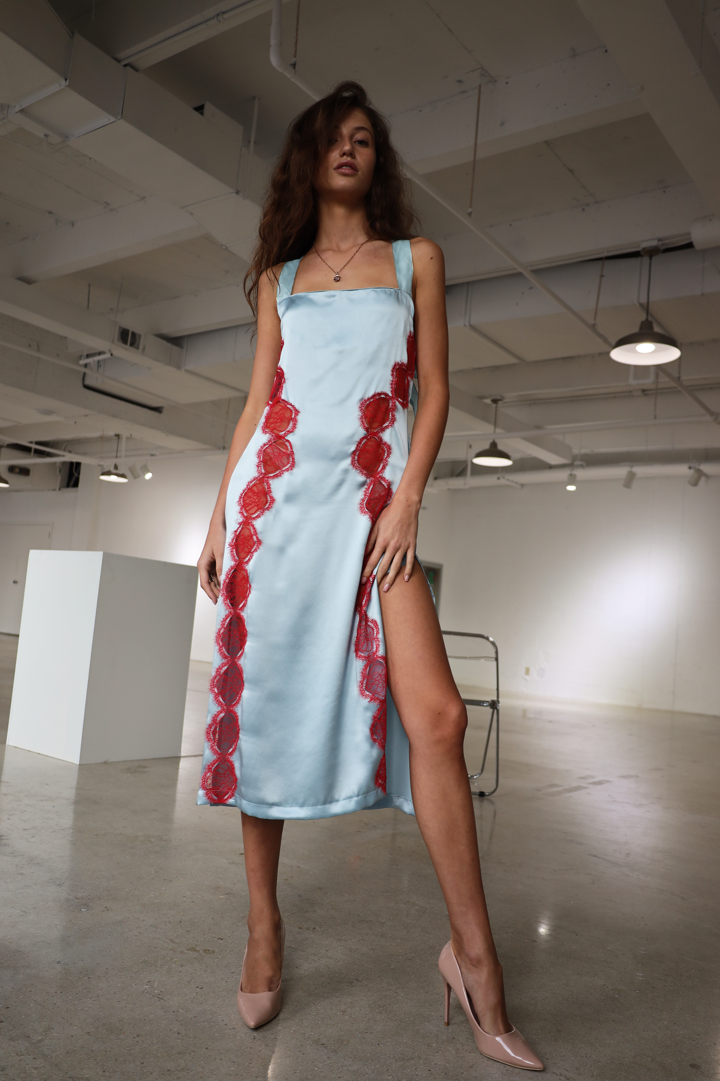 Debutant Silk And Lace Slip Dress Debutant Silk And Lace Slip Dress