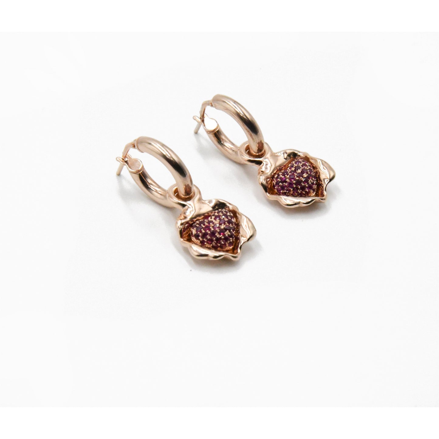 
                  
                    Self Love Pave Ruby Cluster Earrings - www.joa-diary.com
                  
                